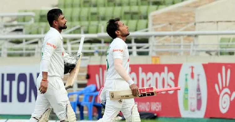 শেষ দিনে শঙ্কা, প্রথম ইনিংসের মতো পারবেন মুশফিক-লিটন?
