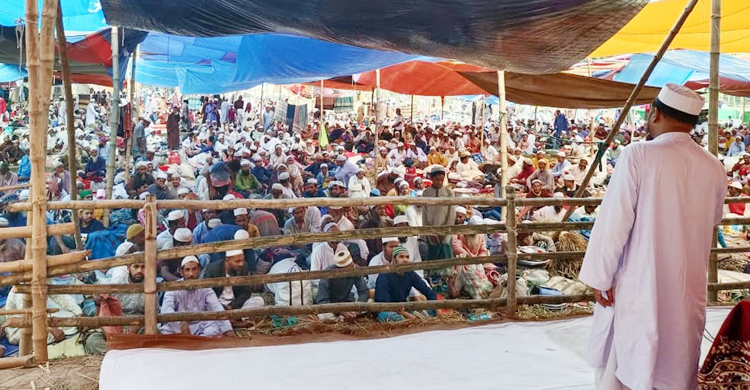 বগুড়ায় তিন দিনব্যাপী ইজতেমা শুরু