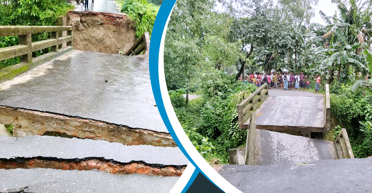 ভেঙে পড়েছে কুড়ি টাকিয়া ব্রিজ, ভোগান্তিতে ৫০ হাজার মানুষ