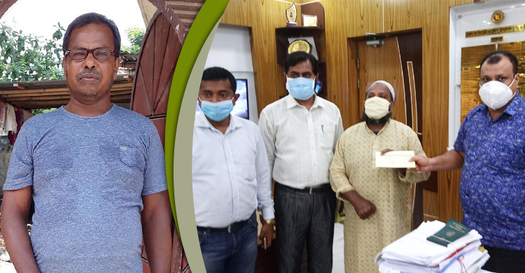 ছাত্রলীগের সেই সভাপতিকে চিকিৎসা সহায়তা দিলেন ডিসি