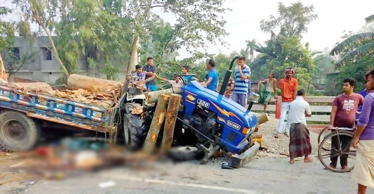 দিনাজপুরে ট্রাকচাপায় ট্রাক্টরের হেলপার নিহত