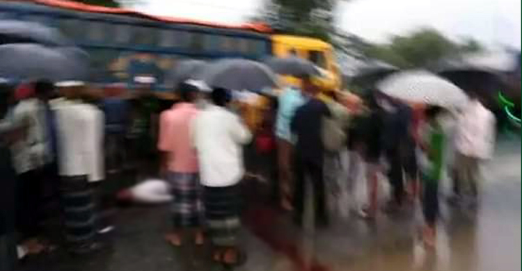 ট্রাকচাপায় মোটরসাইকেল আরোহী দুলাভাই-শ্যালিকা নিহত