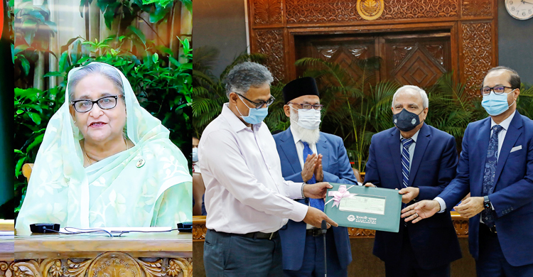প্রধানমন্ত্রীর ত্রাণ তহবিলে ১০ কোটি টাকা দিলো ইসলামী ব্যাংক