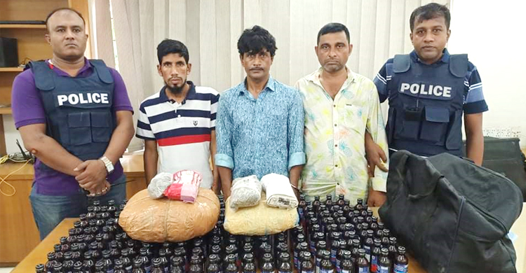 নবমবারের মতো মাদক নিয়ে গ্রেফতার তারা