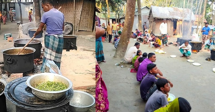সোয়া লাখ টাকার মহিষ জবাই করে খাওয়ালেন মেম্বার প্রার্থী!