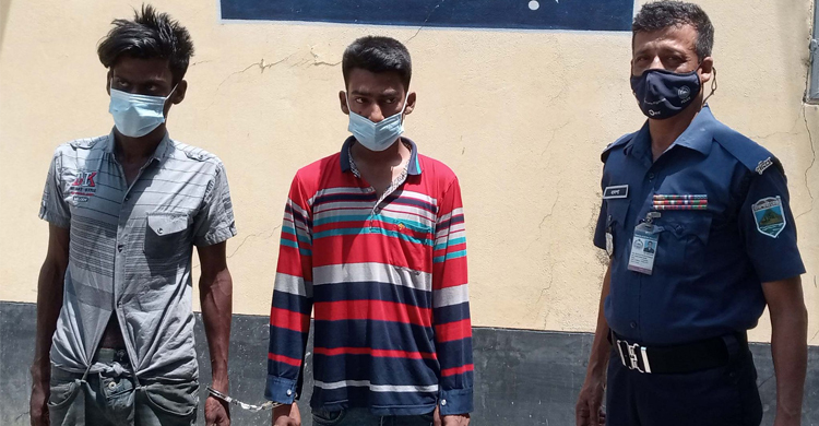 গাঁজাসহ মামা-ভাগনে গ্রেফতার