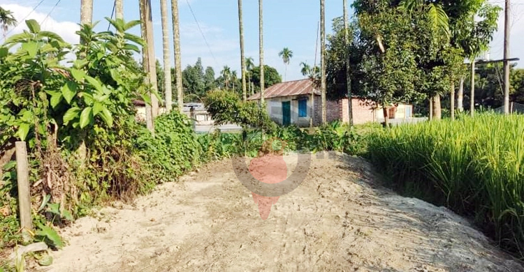 সরকারি রাস্তায় যুবলীগ নেতার চাতাল, অবরুদ্ধ ২০ পরিবার