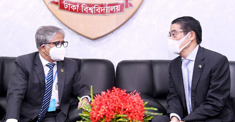 ঢাবি উপাচার্যের সঙ্গে জাপানের রাষ্ট্রদূতের সাক্ষাৎ