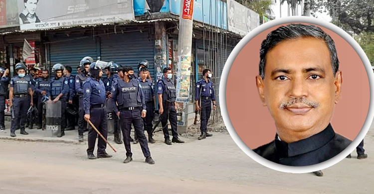 কাদের মির্জার নামে হত্যা মামলা, পৌরভবন ঘিরে রেখেছে পুলিশ