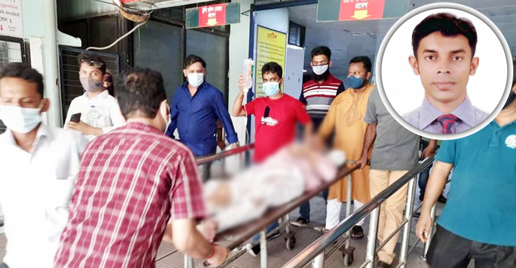 ট্রাকের ধাক্কায় আহত সাংবাদিক জিহাদ, ঢামেকে ভর্তি