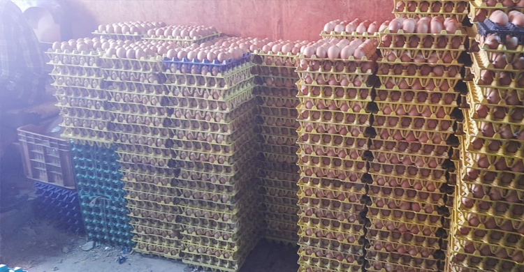 ডিমে ১ টাকা বেশি নেওয়ায় ১০০০ টাকা জরিমানা