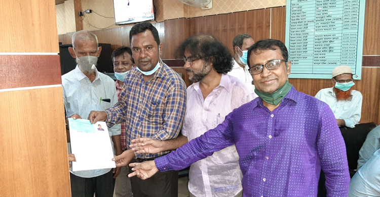 উৎসবমুখর পরিবেশে বিএফইউজে নির্বাচনের মনোনয়নপত্র জমা