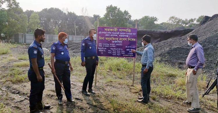 হাজী সেলিমের দখলে থাকা ১৪ বিঘা জমি উদ্ধার করল প্রশাসন