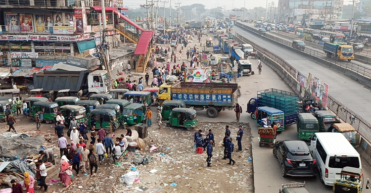 সোনারগাঁয়ে সহস্রাধিক অবৈধ দোকান উচ্ছেদ