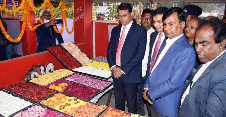 ফুলের রাজ্যে প্রথমবারের মতো শুরু ফুল উৎসব