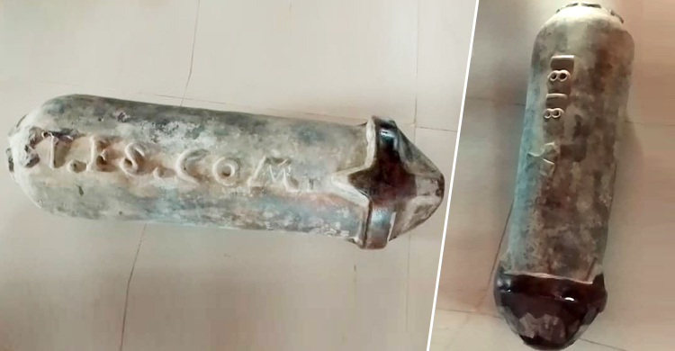 ফরিদপুরের পুকুরে মিলল ১৮১৮ সালের ধাতব পিলার