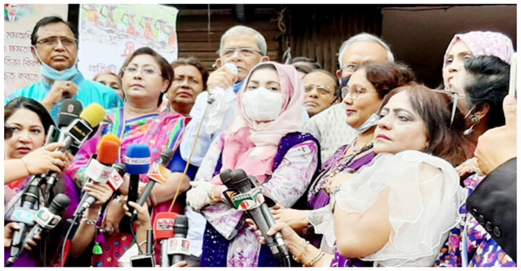 নারী অধিকারে দায়িত্বশীলদের সবচেয়ে বেশি অবহেলা করা হয় : ফখরুল | ০৮ মার্চ ২০২১