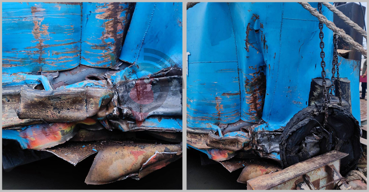 পদ্মায় দুই ফেরির সংঘর্ষে নিহত ১