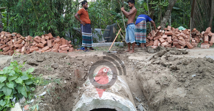 বিল তুলে নেয়া সেই দুটি প্রকল্পের কাজ শুরু করেছেন ২ মেম্বার