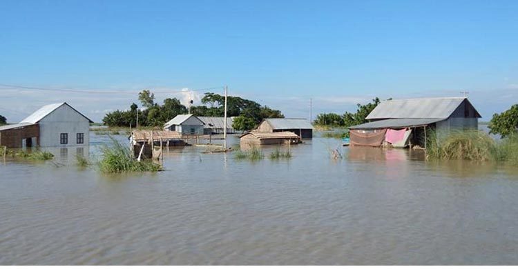 ফরিদপুরে পানিবন্দি ২০ হাজার পরিবার