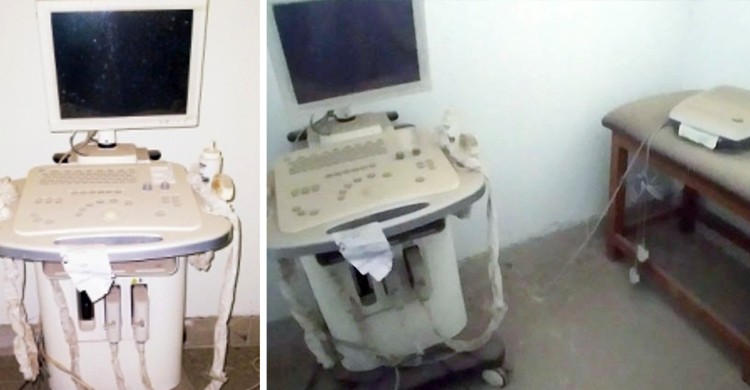 অযত্নে পড়ে আছে আলট্রাসনোগ্রাম মেশিন, দুর্ভোগে রোগীরা