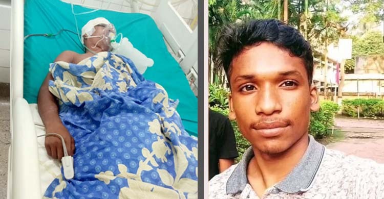 ফরিদপুর পলিটেকনিক থেকে আহত অবস্থায় উদ্ধার সেই ছাত্র লাইফ সাপোর্টে