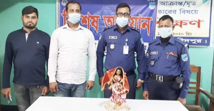 মন্দির থেকে চুরি হওয়া রাধা মূর্তি উদ্ধার করল পুলিশ