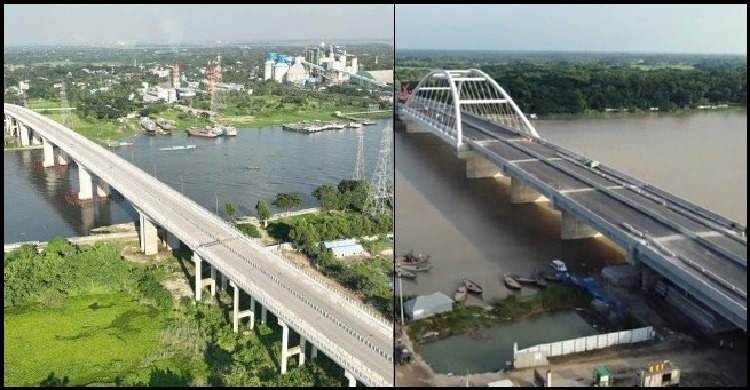 মধুমতি ও তৃতীয় শীতলক্ষ্যা সেতুর উদ্বোধন করলেন প্রধানমন্ত্রী