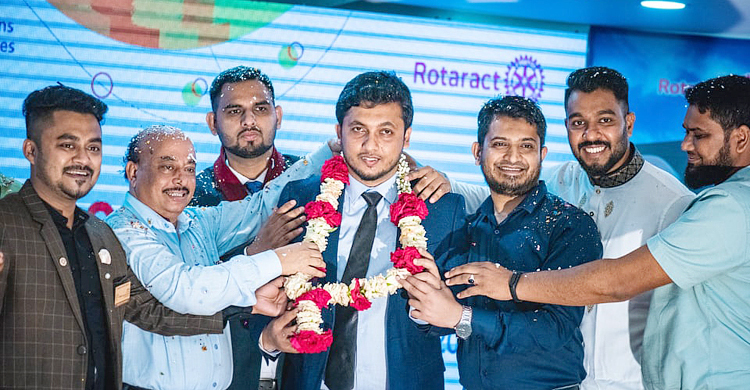 রোটার্যাক্টের ডিআরআর হলেন ফেনীর অপু