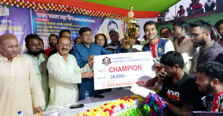 ফেনীতে জমজমাট চেয়ারম্যান কাপ ফুটবল টুর্নামেন্ট