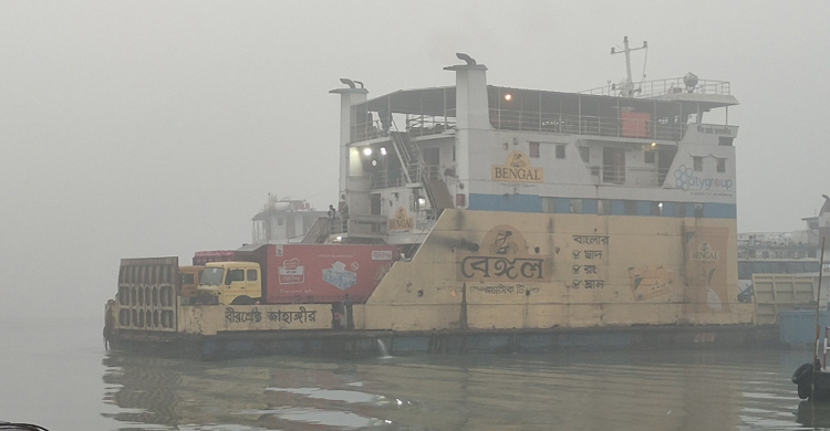 শিমুলিয়া-বাংলাবাজার রুটেও সকল নৌযান বন্ধ