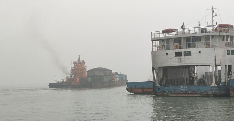 ৯ ঘণ্টা পর শিমুলিয়া-বাংলাবাজার নৌরুটে ফেরি চালু