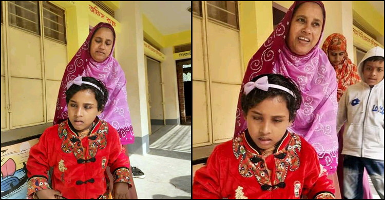 স্কুলে ভর্তি হলো মাতৃগর্ভে গুলিবিদ্ধ সুরাইয়া