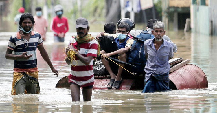শ্রীলঙ্কায় প্রবল বর্ষণ ও বন্যায় নিহত ১৭