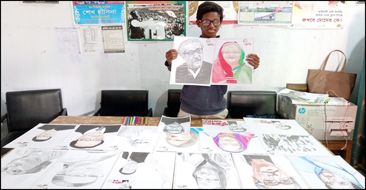 প্রতিবন্ধী লক্ষ্মী রায়ের বিস্ময়কর প্রতিভা