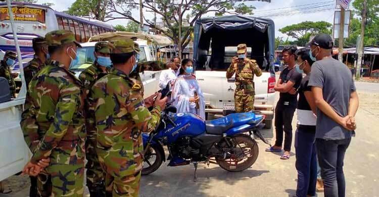ব্রাহ্মণবাড়িয়ায় ৩২১ জনকে প্রায় ২ লাখ টাকা জরিমানা