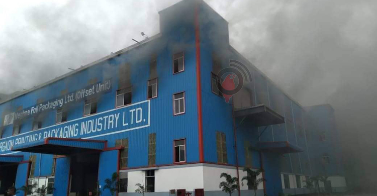 মেঘনা ইকোনমিক জোনে আগুন, নিয়ন্ত্রণে ফায়ার সার্ভিসের ১১ ইউনিট