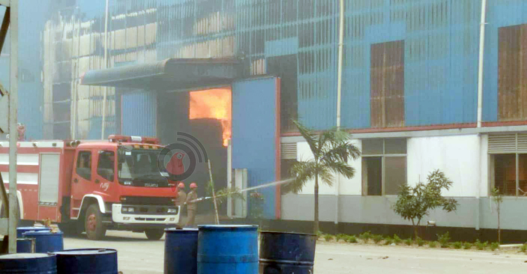 মেঘনা ইকোনমিক জোনে আগুন, নিয়ন্ত্রণে ফায়ার সার্ভিসের ৭ ইউনিট