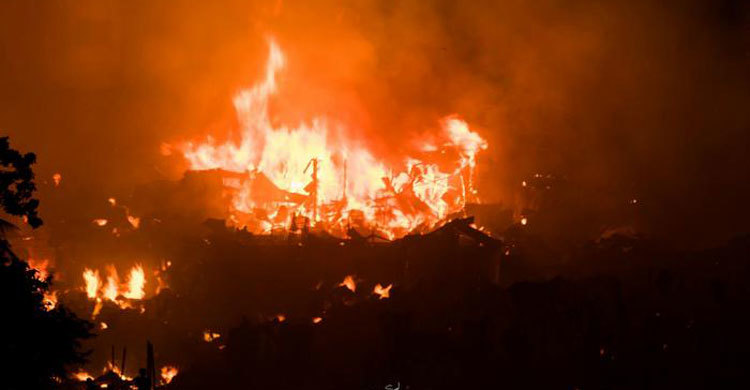 ঘরে দাউ দাউ আগুন, ঘুমন্ত শিশু পুড়ে অঙ্গার