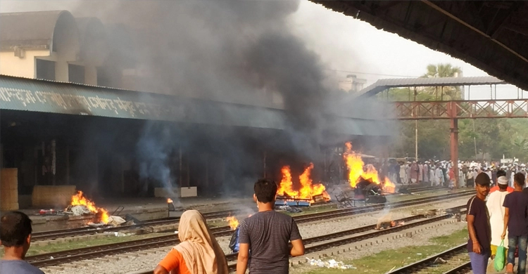 বিকেল থেকে ব্রাহ্মণবাড়িয়া স্টেশনে সব ট্রেনের যাত্রাবিরতি স্থগিত