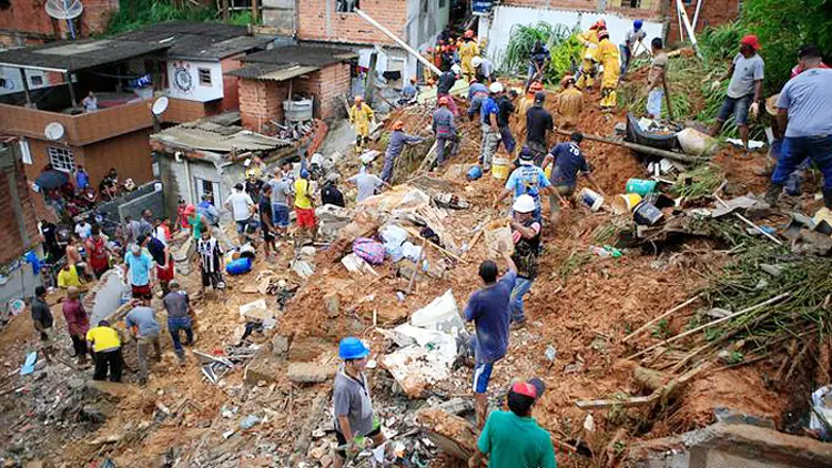 ব্রাজিলে ভারি বৃষ্টিতে বন্যা-ভূমিধস, ১৯ জনের মৃত্যু