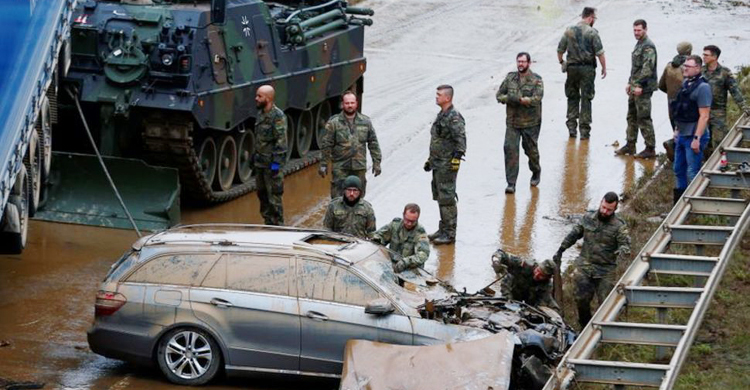 German floods kill 133, search for survivors continues