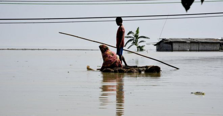 আসামে বন্যায় ৫০ মৃত্যু, পানিবন্দী ২০ লাখ