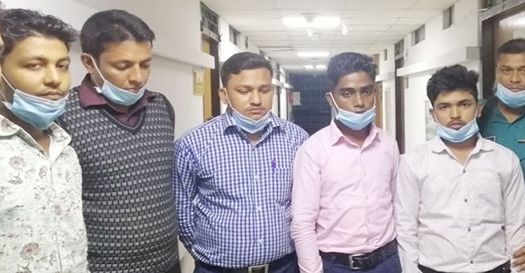পরীক্ষায় অসদুপায় অবলম্বন করায় ৫ জনকে পুলিশে সোপর্দ