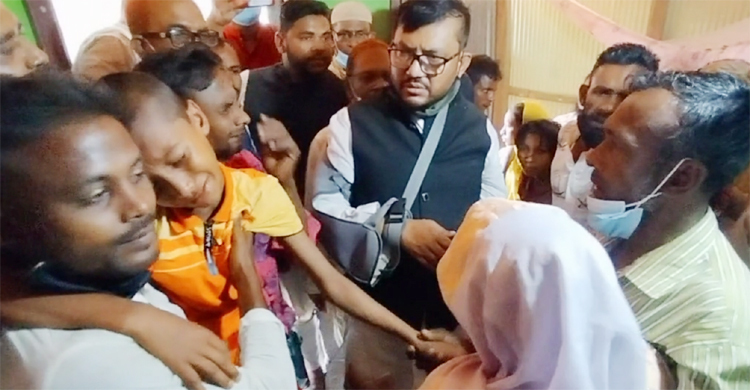 সেপটিক ট্যাংকে নিহতদের পরিবারের পাশে এমপি শাওন