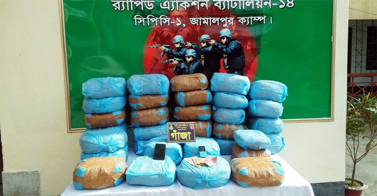 দেড় মণ গাঁজাসহ আটক ২