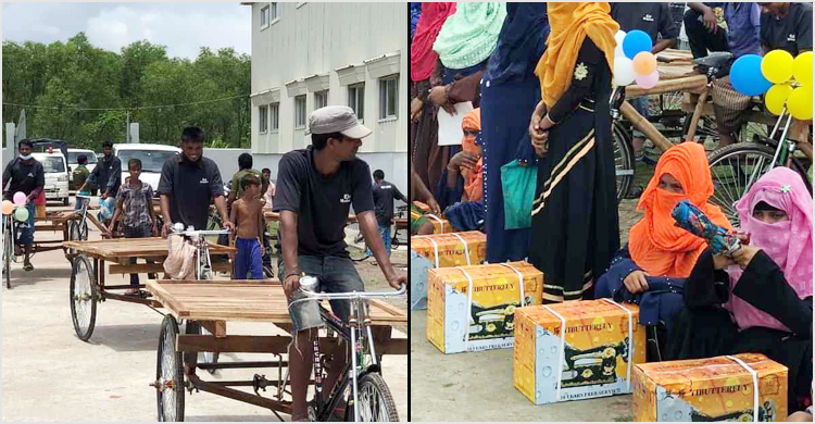 ভাসানচরের রোহিঙ্গারা পেলেন প্রধানমন্ত্রীর উপহার
