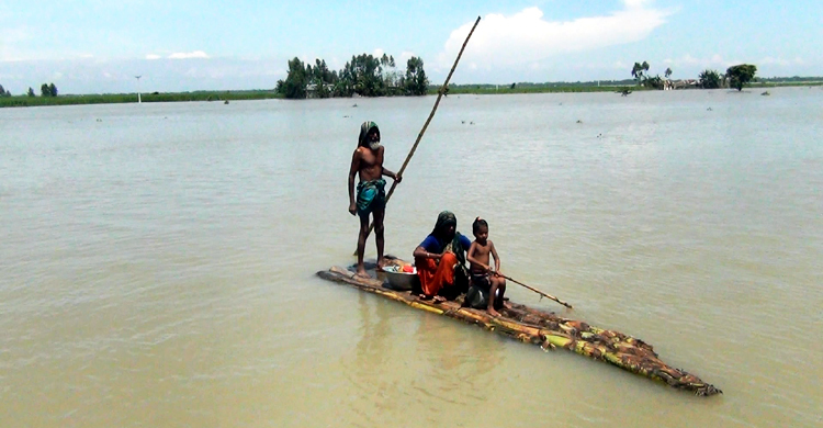 গাইবান্ধায় নদীগর্ভে ৩ স্কুল, হুমকির মুখে বন্যা নিয়ন্ত্রণ বাঁধ