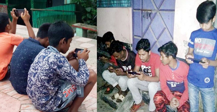 খেলার মাঠে আগ্রহ নেই, মোবাইলে আসক্ত শিশু-কিশোররা