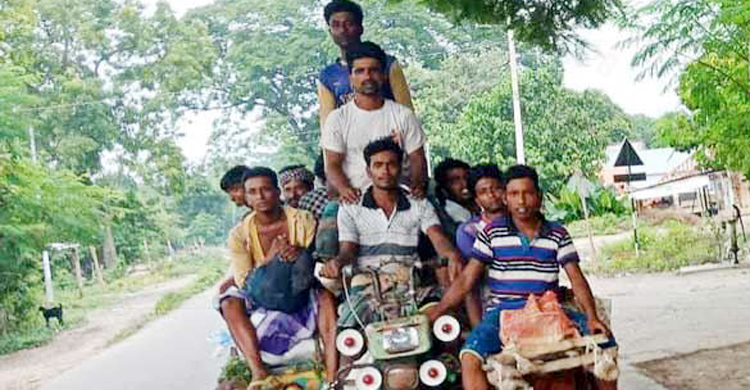 মেহেরপুর-গাংনীতে লোকাল পরিবহনে স্বাস্থ্যবিধি উপেক্ষিত